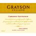 Grayson Cellars Cabernet Sauvignon 2009 Front Label