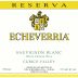Echeverria Reserva Sauvignon Blanc 2012 Front Label
