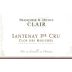 Francoise & Denis Clair Santenay Clos des Mouches Premier Cru 2011 Front Label