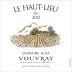 Domaine Huet Le Haut-Lieu Sec 2012 Front Label