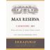 Errazuriz Max Reserva Carmenere 2010 Front Label