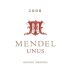 Mendel Unus 2008 Front Label