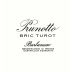 Prunotto Bric Turot Barbaresco 2008 Front Label