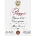 Piaggia Carmignano Riserva 2008 Front Label