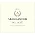 Aleksander Wines Aleksander 2010 Front Label