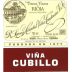 R. Lopez de Heredia Vina Cubillo Crianza 2009 Front Label