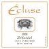 Ecluse Wines Lock Vineyard Zinfandel 2008 Front Label