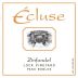 Ecluse Wines Lock Vineyard Zinfandel 2012 Front Label