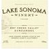 Lake Sonoma Winery Dry Creek Valley Zinfandel 2014 Front Label