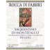 Tenuta Rocca di Fabbri Sagrantino di Montefalco Passito 2006 Front Label