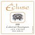 Ecluse Wines Lock Vineyard Cabernet Sauvignon 2008 Front Label
