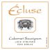 Ecluse Wines Lock Vineyard Cabernet Sauvignon 2011 Front Label