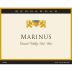 Bernardus Marinus Estate (scuffed labels) 1997 Front Label