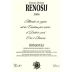 Tenute Dettori Romangia Renosu 2006 Front Label