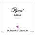 Domenico Clerico Barolo Pajana 2001 Front Label