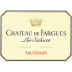 Chateau de Fargues Sauternes (375ml half bottle) 2003 Front Label