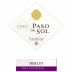 TerraMater Paso del Sol Merlot 2014 Front Label
