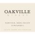 Oakville Winery Estate Zinfandel 2016 Front Label
