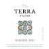 Terras d'Alter Reserva Tinto 2011 Front Label