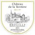 Terroirs et Talents Chateau de la Terriere Brouilly 2013 Front Label