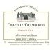 Philippe Livera Chapelle-Chambertin Grand Cru 1996 Front Label