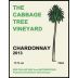 The Cabbage Tree Vineyard Chardonnay 2013 Front Label