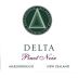 The Delta Wine Company Pinot Noir 2012 Front Label