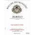 Rocche dei Manzoni Barolo Perno Vigna Cappella di S. Stefano 1996 Front Label
