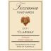 Tizzana Winery Clarissa 2011 Front Label