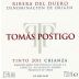 Tomas Postigo Crianza 2011 Front Label