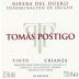 Tomas Postigo Crianza 2013 Front Label