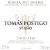 Tomas Postigo 5 Ano Tinto 2010 Front Label