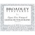 Broadley Upper Five Vineyard Grenache Syrah 2010 Front Label