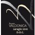 Valdonica Winery & Vineyard Residence Monteregio di Massa Marittima Saragio 2010 Front Label