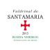 Valdrinal Santamaria Verdejo 2015 Front Label