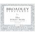 Broadley Shea Pinot Noir 2012 Front Label