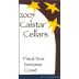 Calstar Cellars Pinot Noir 2005 Front Label