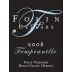 Folin Cellars Tempranillo 2008 Front Label
