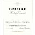 Encore Heritage Vineyards Cabernet Sauvignon 2015 Front Label