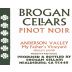 Brogan Cellars My Fathers Shulas Pond Pinot Noir 2009 Front Label