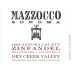 Mazzocco Dry Creek Zinfandel 2008 Front Label