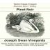 Joseph Swan Trenton Estate Vineyard Pinot Noir 2007 Front Label