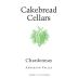 Cakebread Anderson Valley Chardonnay 2015 Front Label