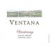 Ventana Arroyo Seco Chardonnay 2009 Front Label