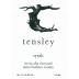 Tensley Tierra Alta Vineyard Syrah 2009 Front Label