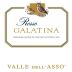 Valle dell'Asso Galatina Rosso 2010 Front Label