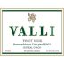 Valli Wines Bannockburn Pinot Noir 2009 Front Label