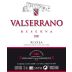 Valserrano Reserva 2010 Front Label