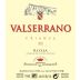 Valserrano Crianza 2012 Front Label