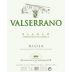 Valserrano Blanco 2014 Front Label